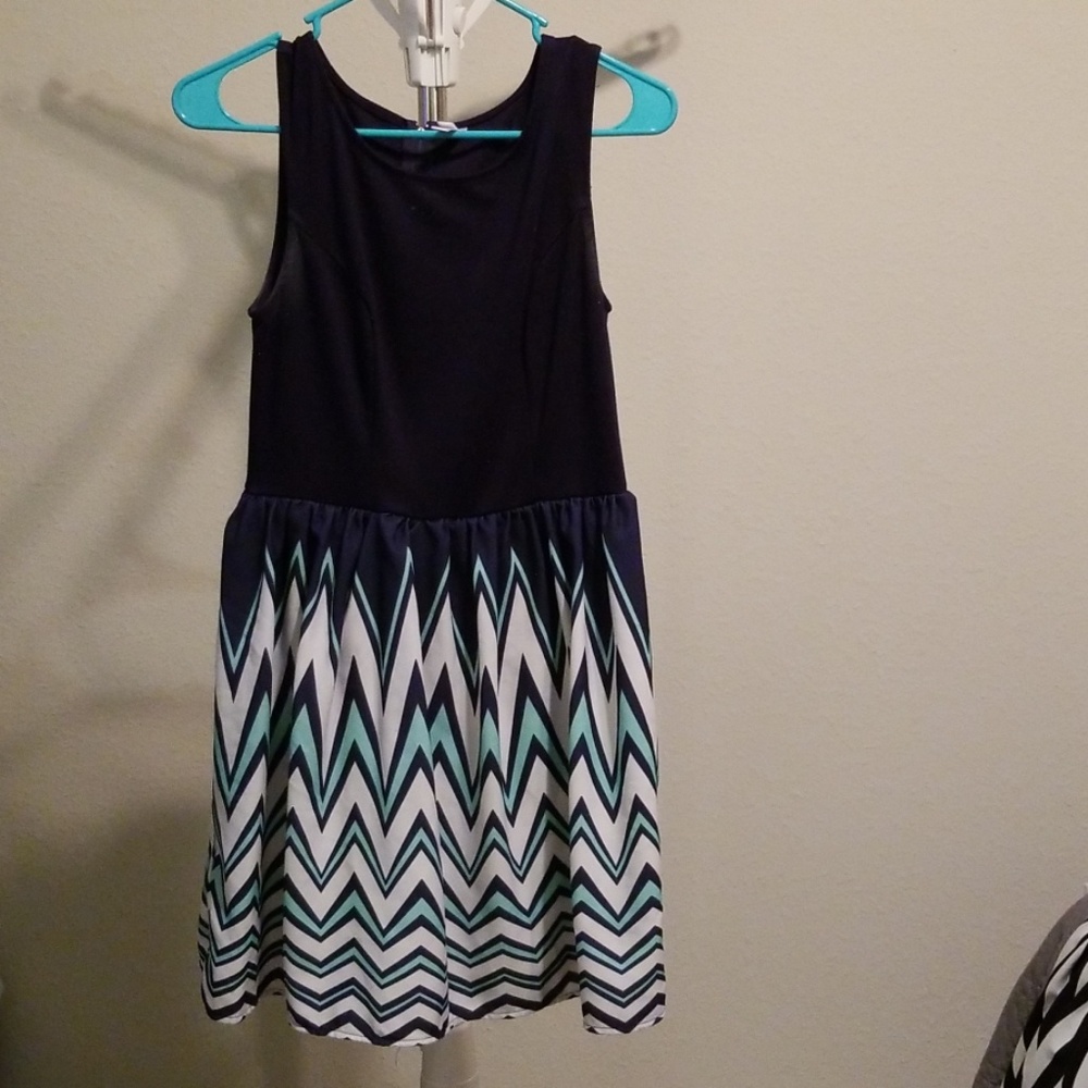 Blue dress